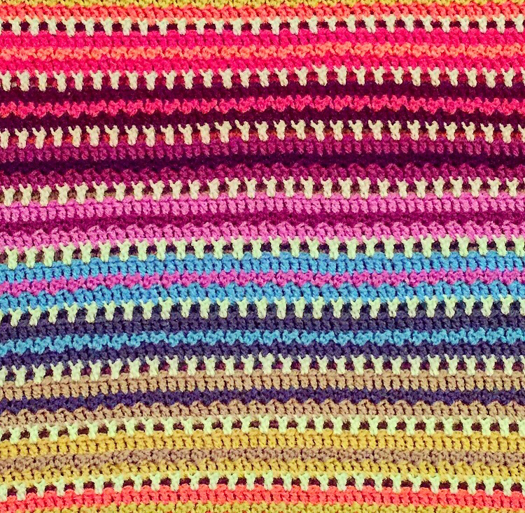 Skittles Blanket: crochet blanket number 3!